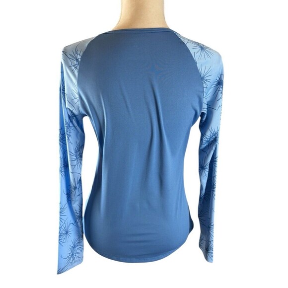 Patagonia Performance Base Layer Capilene Women's S Blue Geometric Long Sleeve - Picture 2 of 13